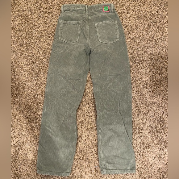 Baggy Green Courdory Empyre Mens Pants Used in Good Condition - Picture 2 of 5